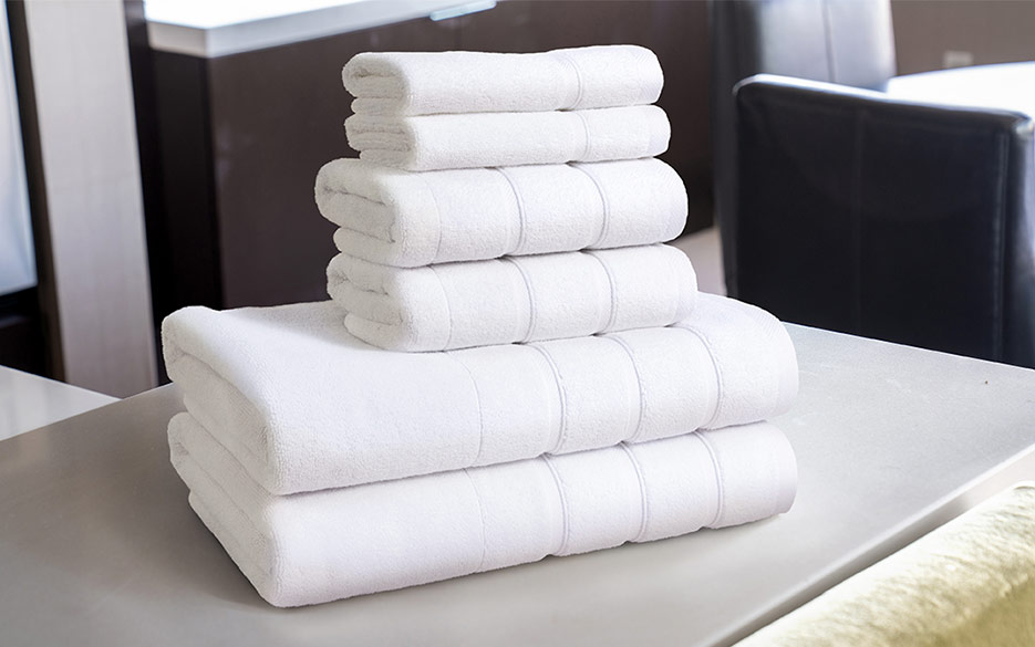 Hotel Luxury Towel, 100% Cotton, White - Hotel Supplies